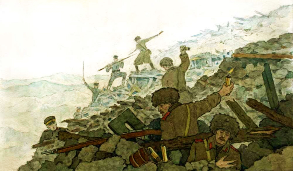 Оборона горы Высокая, 1904 год