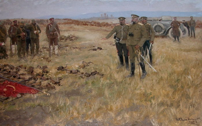 Сдача в плен турецких солдат под Эрзерумом, И.А.Владимиров