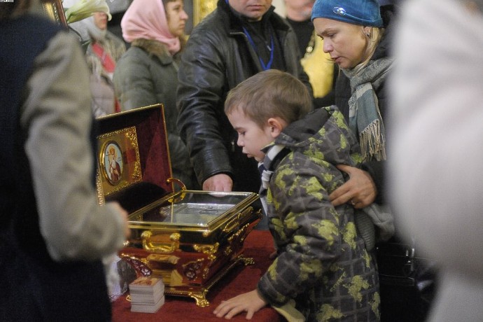 Мощи Крестителя Руси прибыли в Санкт-Петербурге