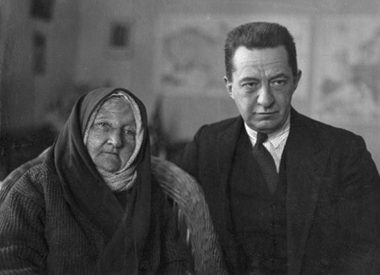Е.К.Брешко-Брешковская и А.Ф.Керенский в 1920-е гг.
