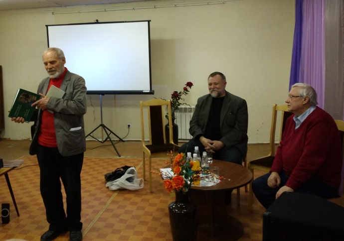 Встреча А.Д.Заболоцкого и членов «Русского Собрания» в районной библиотеке