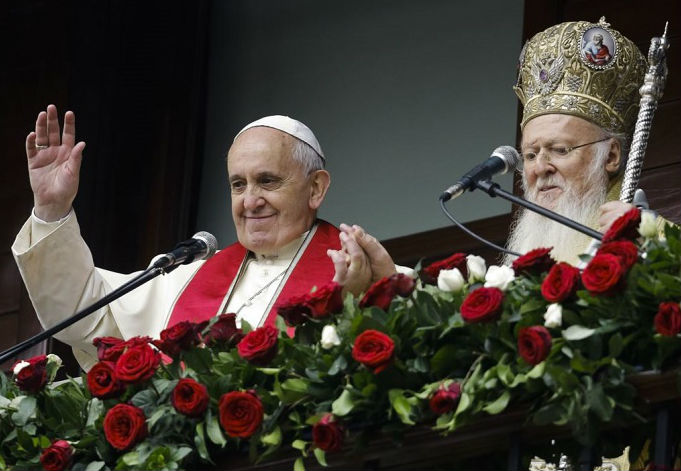 Варфоломей и Франциск в Стамбуле 2014